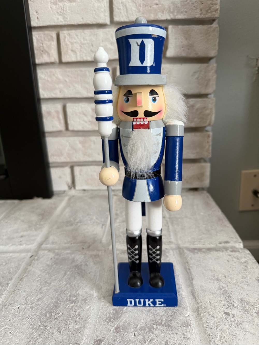 Duke University Blue Devils Nutcracker - Decorative Holiday Figurine